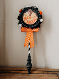 Vintage style paper mache noisemaker/rattle
