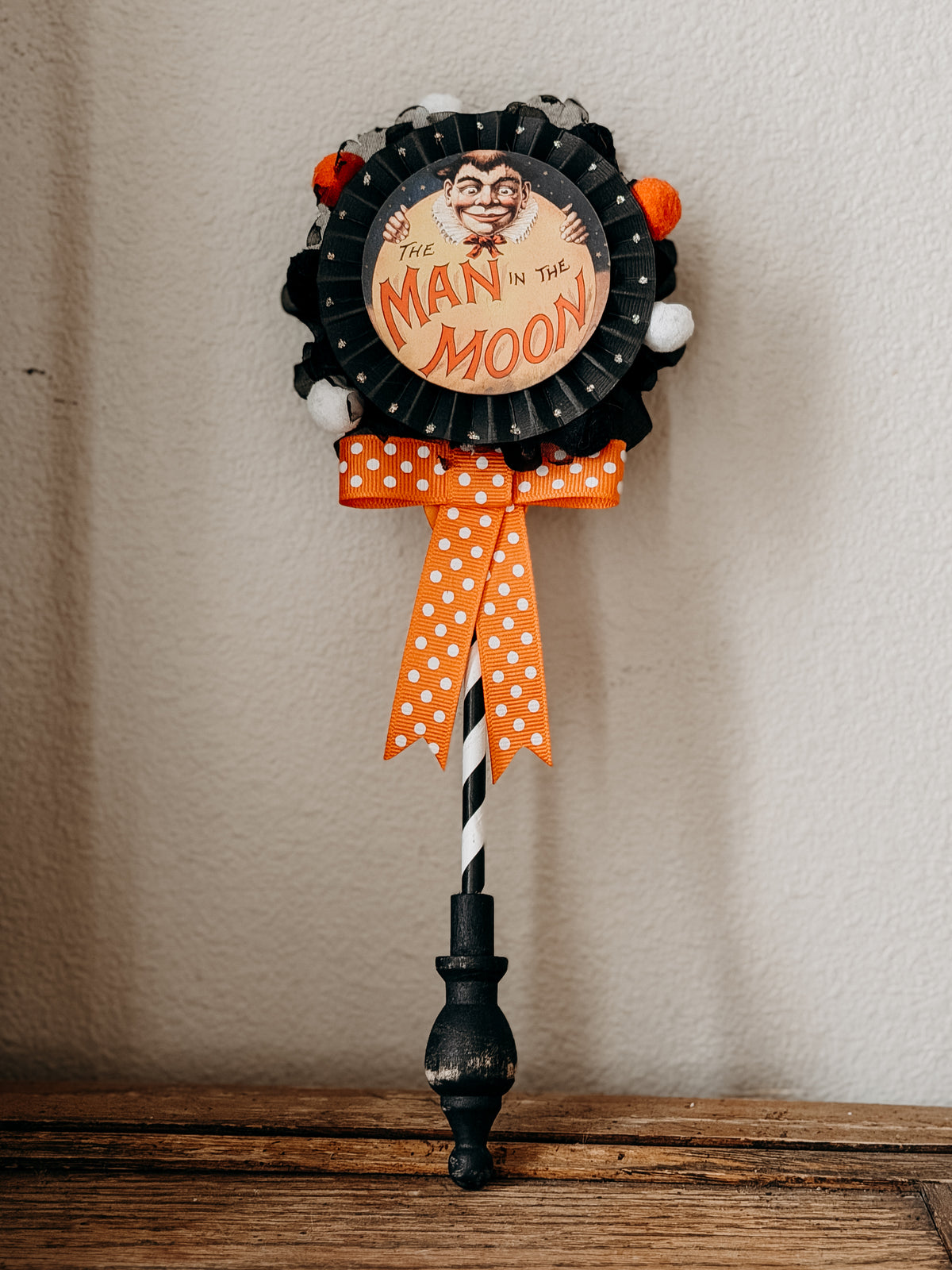 Vintage style paper mache noisemaker/rattle
