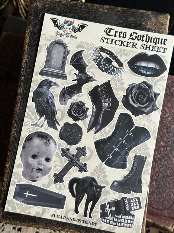 TRES GOTHIQUE STICKER SHEET